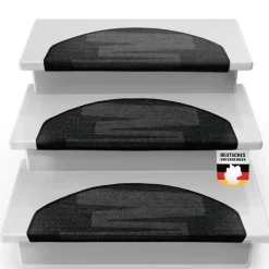 Floordirekt Stufenmatte Via Veneto | Schwarz