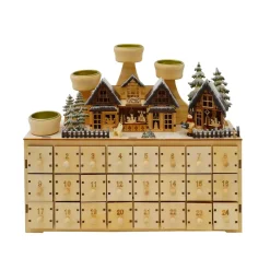 HTI-Living Adventsleuchter mit Adventskalender zum Befüllen