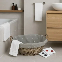 HTI-Living Aufbewahrungskorb 57 x 44 cm Weide