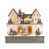 HTI-Living Beleuchtete Weihnachtsszene mit beweglichen Figuren