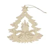 HTI-Living Fensterbild Holz Adventskerze