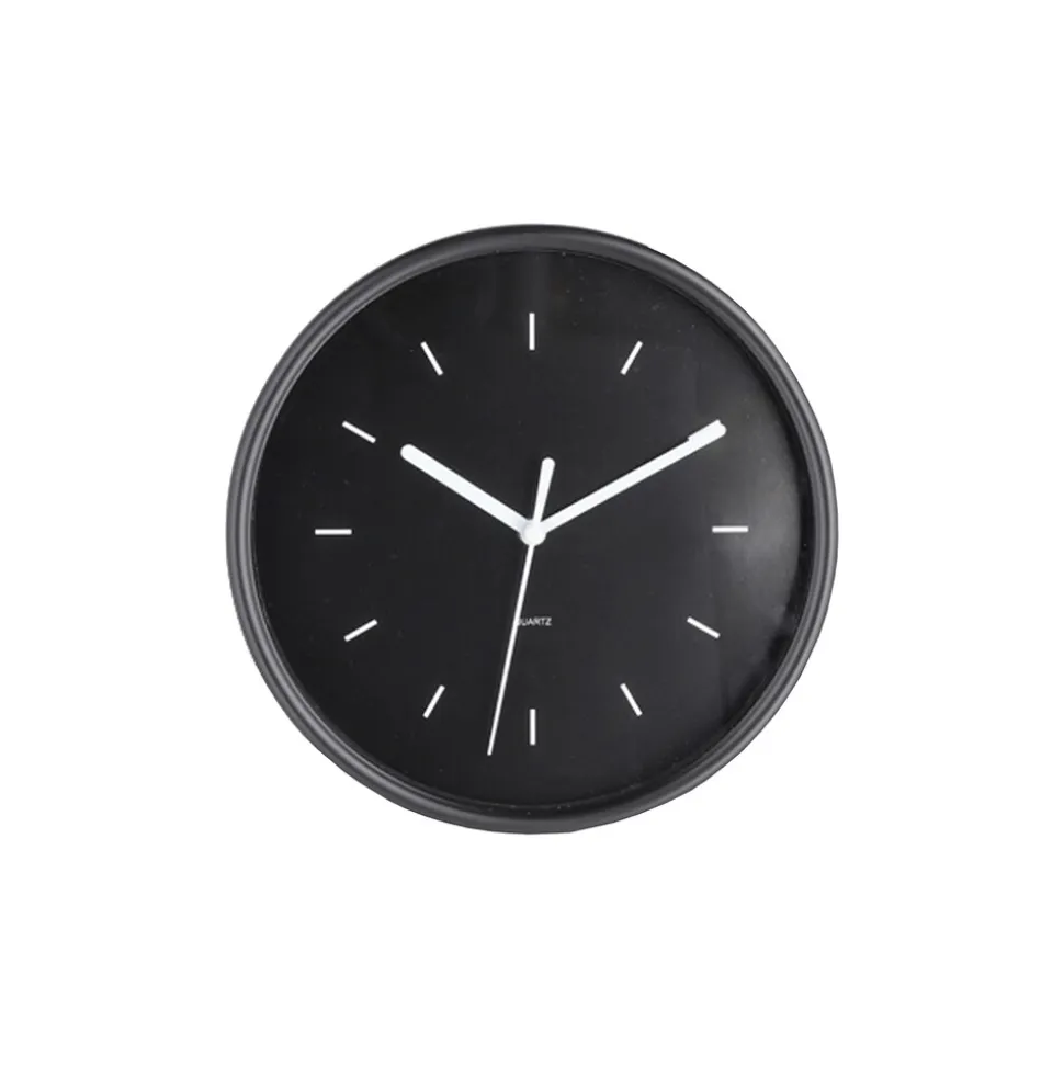 HTI-Living Wanduhr Ø 20 cm Schwarz
