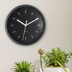 HTI-Living Wanduhr Ø 20 cm Schwarz