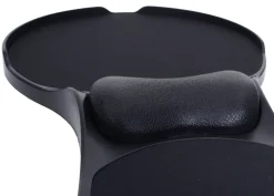 2in1 Armauflage mit Mauspad MCW-N76, Tisch-/Armlehnen-Mousepad Gelenkstütze Handgelenkkissen ergonomisch 90° verstellbar