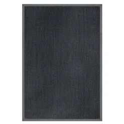 karathomeliving Sisal Tiger-Eye | Mit Bordüre | Grau DC-261