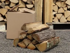 120 kg trockene Eiche, Kaminholz Brennholz Feuerholz Hartholz ca. 25 cm