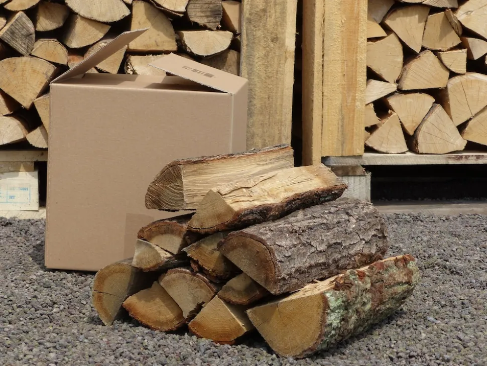 120 kg trockene Eiche, Kaminholz Brennholz Feuerholz Hartholz ca. 25 cm