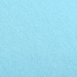 Kinzler Frottee Spannbetttuch, hellblau ca. 180 – 200 x 200 cm + 25 cm