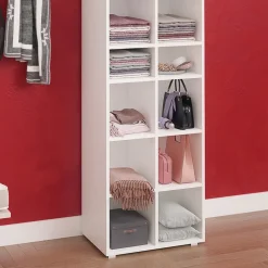 Kleiderregal Schrank Paris weiß