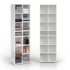 Kleiderregal Schrank Paris weiß