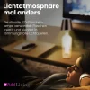 LED Flaschenlampe Bottle Light V2442 – Dimmbare Deko-Leuchte mit 3 Lichtfarben und TOUCH-Funktion für Innen & Außen schwarz
