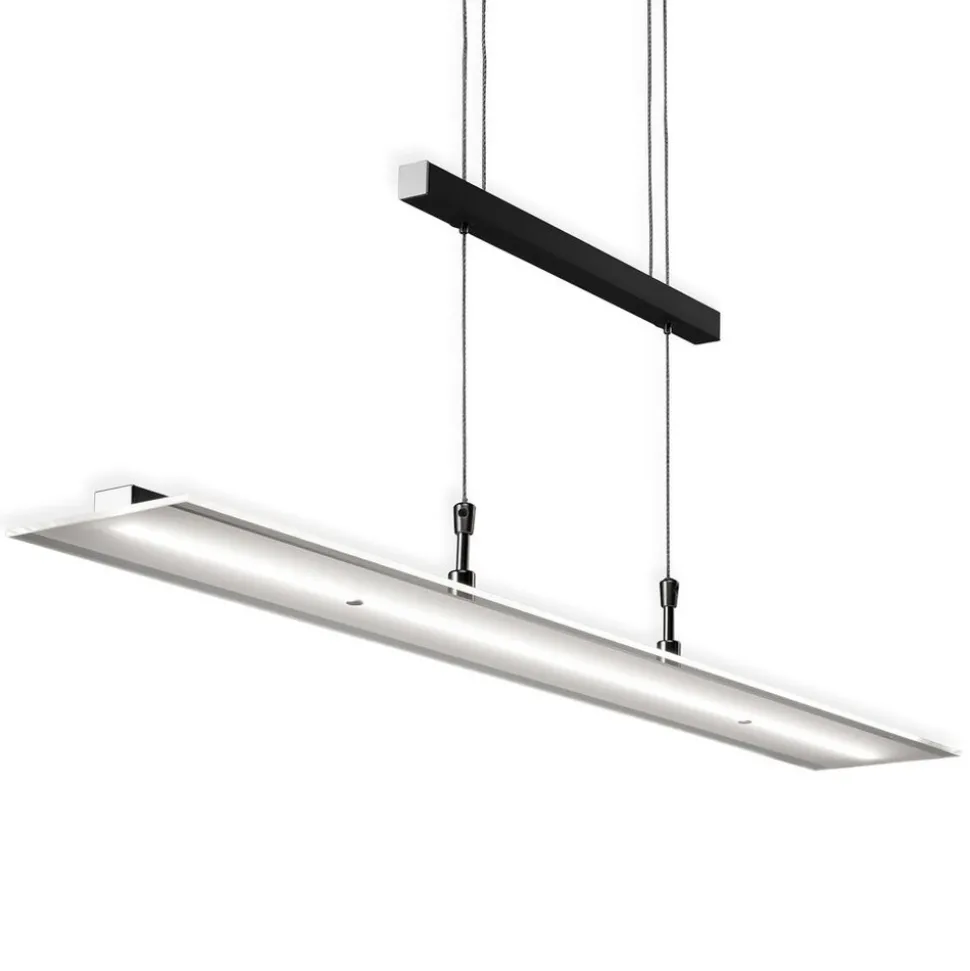 LED Pendelleuchte, schwarz, 1xLED-Platine/20W