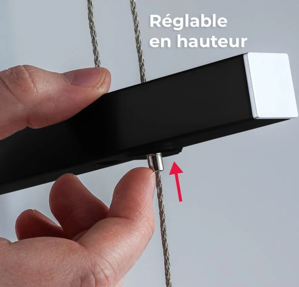 LED Pendelleuchte, schwarz, 1xLED-Platine/20W