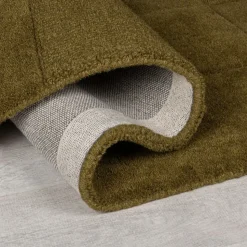 Läufer Wolle Erdtöne-Grün 60 x 230 cm - DEBEN | Kadima Design