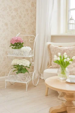 möbel direkt online Blumenständer ROSI cremeweiß