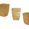 möbel direkt online Blumentopf-Set 3tlg. Hannes goldfarben
