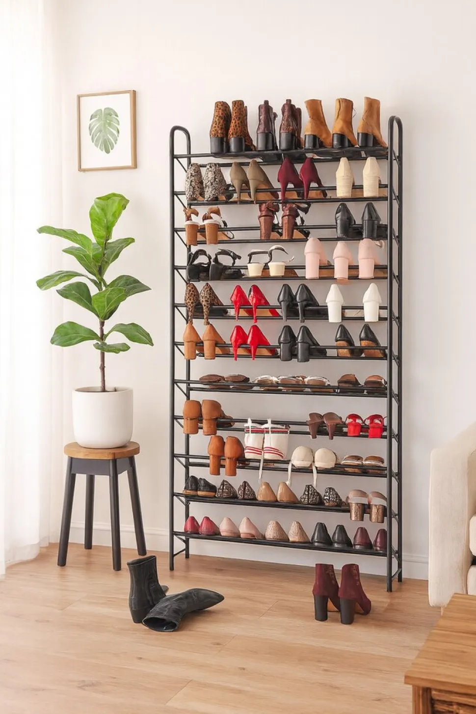 möbel direkt online Schuhregal Sam schwarz