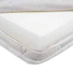 Moni Babybett Matratze Majesty 120 x 60 x 12 Bamboo abnehmbar antiallergisch weiß
