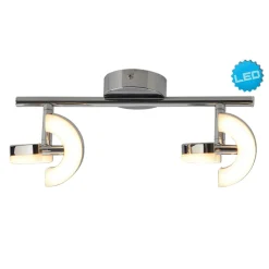 Näve 2er LED Wand- / Deckenspot 