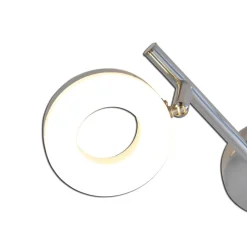 Näve 2er LED Wand-/Deckenspot L: 30cm chrom