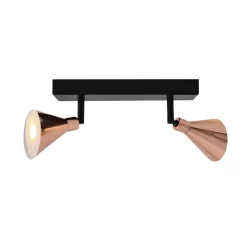 Näve 2er LED-Wand-u. Deckenspot "COPPER"
