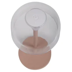 Näve 2er-Set Akku-/Tischleuchte "GOMBA" H: 18,5cm frosted almond
