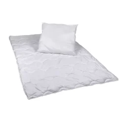 Premium Bettenset Mikrofaser, 2-teilig – Steppbettdecke 200x200 cm Kopfkissen 80x80 cm