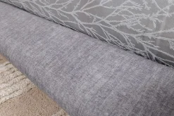 riess-ambiente Bett SWING 180x200cm grau Samt mit Stauraum geschwungenes Rahmenbett