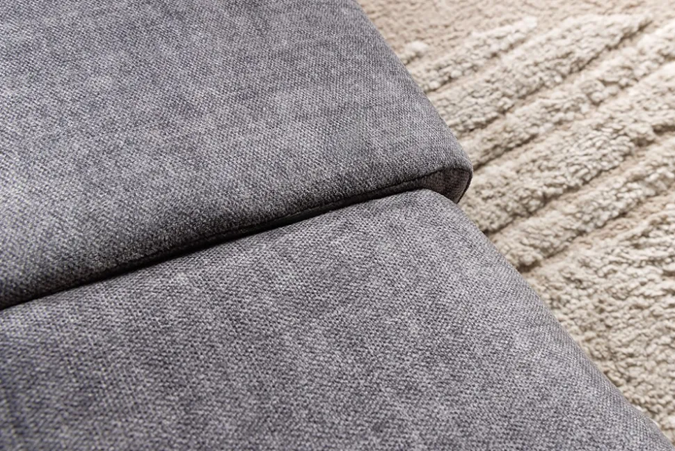 riess-ambiente Bett SWING 180x200cm grau Samt mit Stauraum geschwungenes Rahmenbett