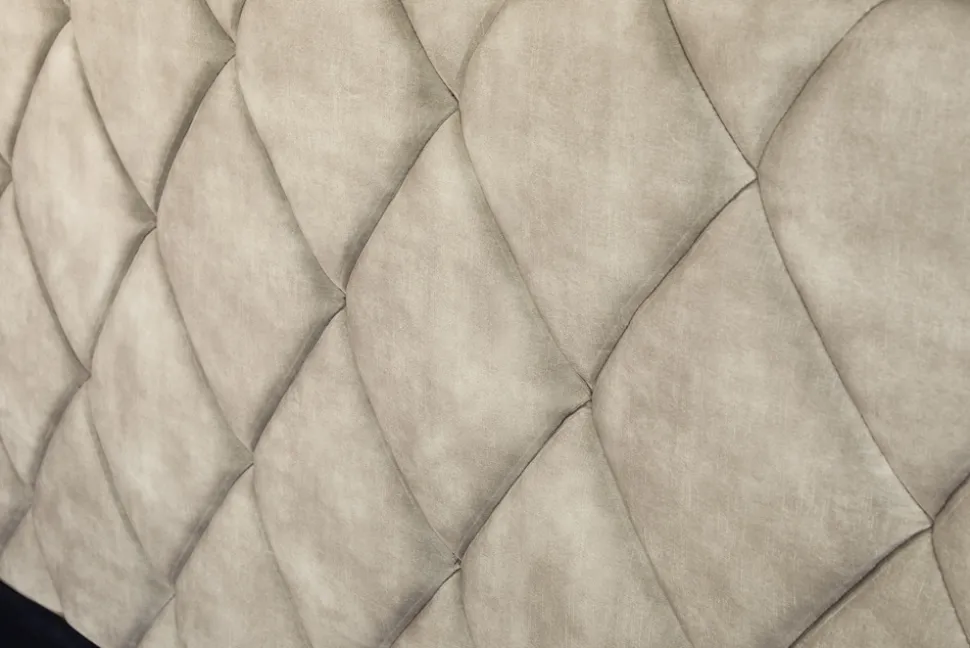 riess-ambiente Boxbett ELYSIUM 180x200cm champagner beige Samt mit Stauraum