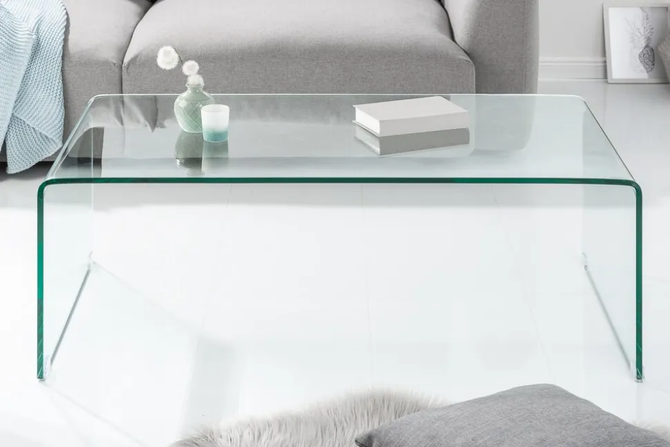 riess-ambiente Couchtisch FANTOME - 110cm transparent Glas