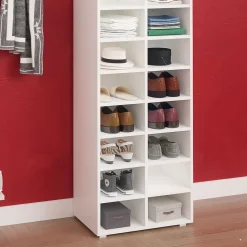 Schuhregal Schrank Paris weiß