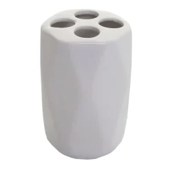 5-teiliges Badset MCW-H88, WC-Garnitur Badezimmerset Badaccessoires, Keramik ~ weiß