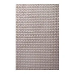 Teppich Hochflor Waschbar NAUDERS in Beige, einfarbig, 80 x 150 cm