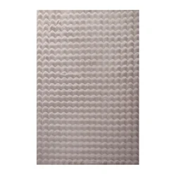 Teppich Hochflor Waschbar NAUDERS in Beige, einfarbig, 80 x 150 cm