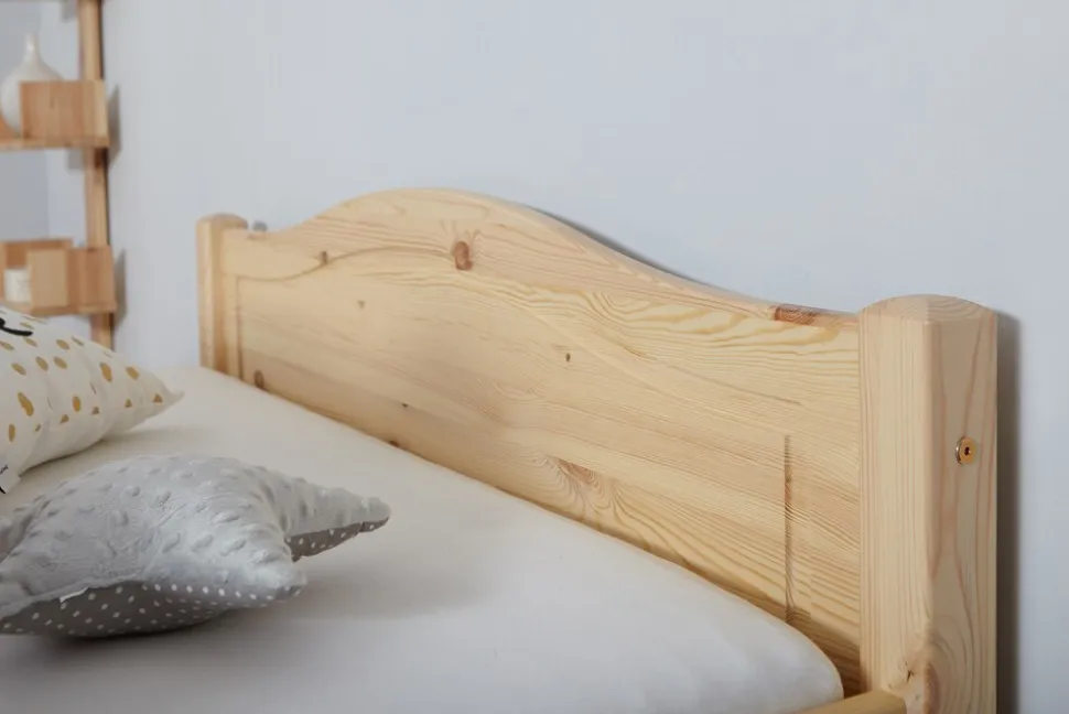 TiCAA Doppelbett "Leni" 140x200 mit Zusatzbett