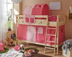 TiCAA Etagenbett Erni Country-V Kiefer Natur