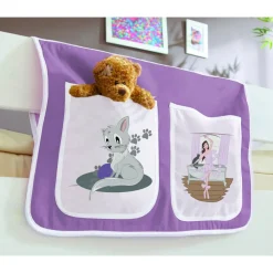 TiCAA Kinder Bett-Tasche für Hochbett und Etagenbett