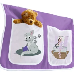 TiCAA Kinder Bett-Tasche für Hochbett und Etagenbett