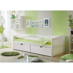 TiCAA Sofabett Funktionsbett Gästebett Melanie Kiefer Weiß