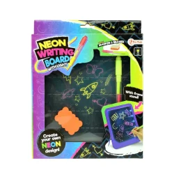 Toi-Toys 48059A - Neon beleuchtete Schreibtafel (mit Marker und Schwamm) Tafel schreiben malen zeichnen writing board