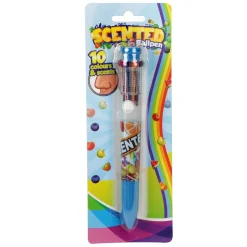 Toi-Toys - Großer Kugelschreiber mit 10 Farben und Düften Schreiben Stift Früchte