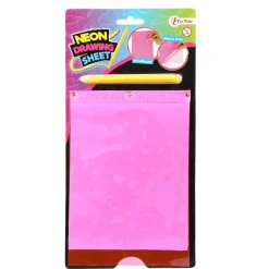 Toi-Toys - Magisches Kritzel Zeichenblatt A5 - Neon malen zeichnen Block schreiben