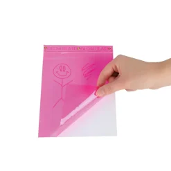 Toi-Toys - Magisches Kritzel Zeichenblatt A5 - Neon malen zeichnen Block schreiben
