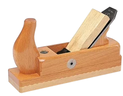 Ulmia Holzhobel/Doppelhobel Hobel mit Weißbuchensohle/Doppeleisen, zum Glätten