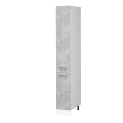 Vicco Apothekerhochschrank Küchenschrank Küchenzeile R-Line 30 cm Weiß Beton