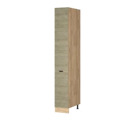 Vicco Apothekerhochschrank Fame-Line Eiche gefräst 30 cm