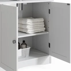 Vicco 2er Badmöbel Set Bianco Spiegelschrank Waschtischunterschrank Badschrank Badezimmermöbel Set im Landhausstil
