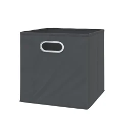 VICCO 2er Set Faltbox 30x30 cm anthrazit Faltkiste Aufbewahrungsbox Regalkorb