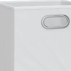VICCO 2er Set Faltbox 30x30 cm weiß Faltkiste Aufbewahrungsbox Regalbox Box
